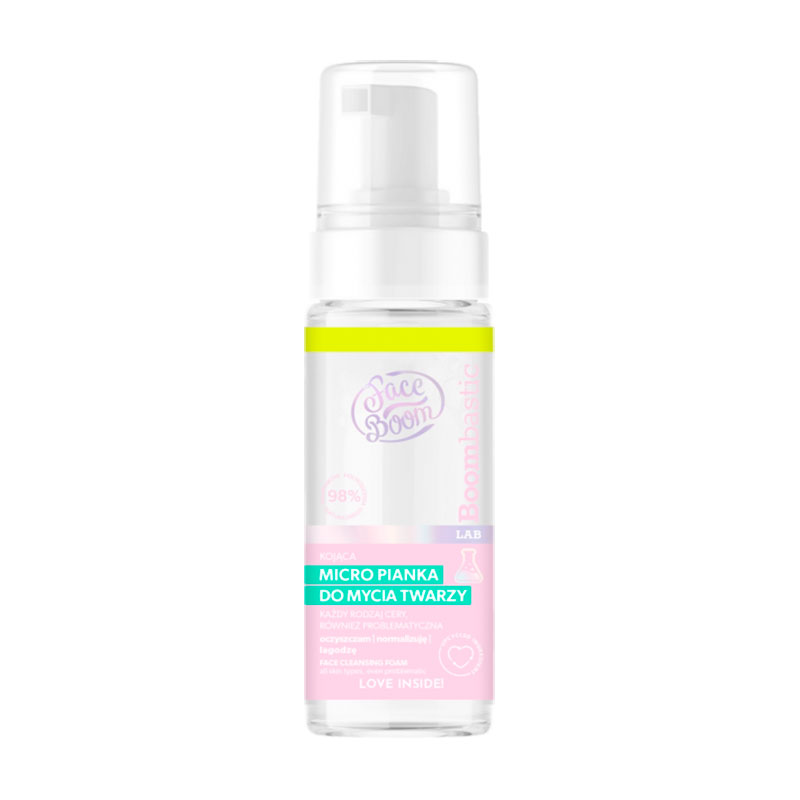 Заспокійлива мікро-пінка для вмивання обличчя Face Boom Micro Foam, 150 мл